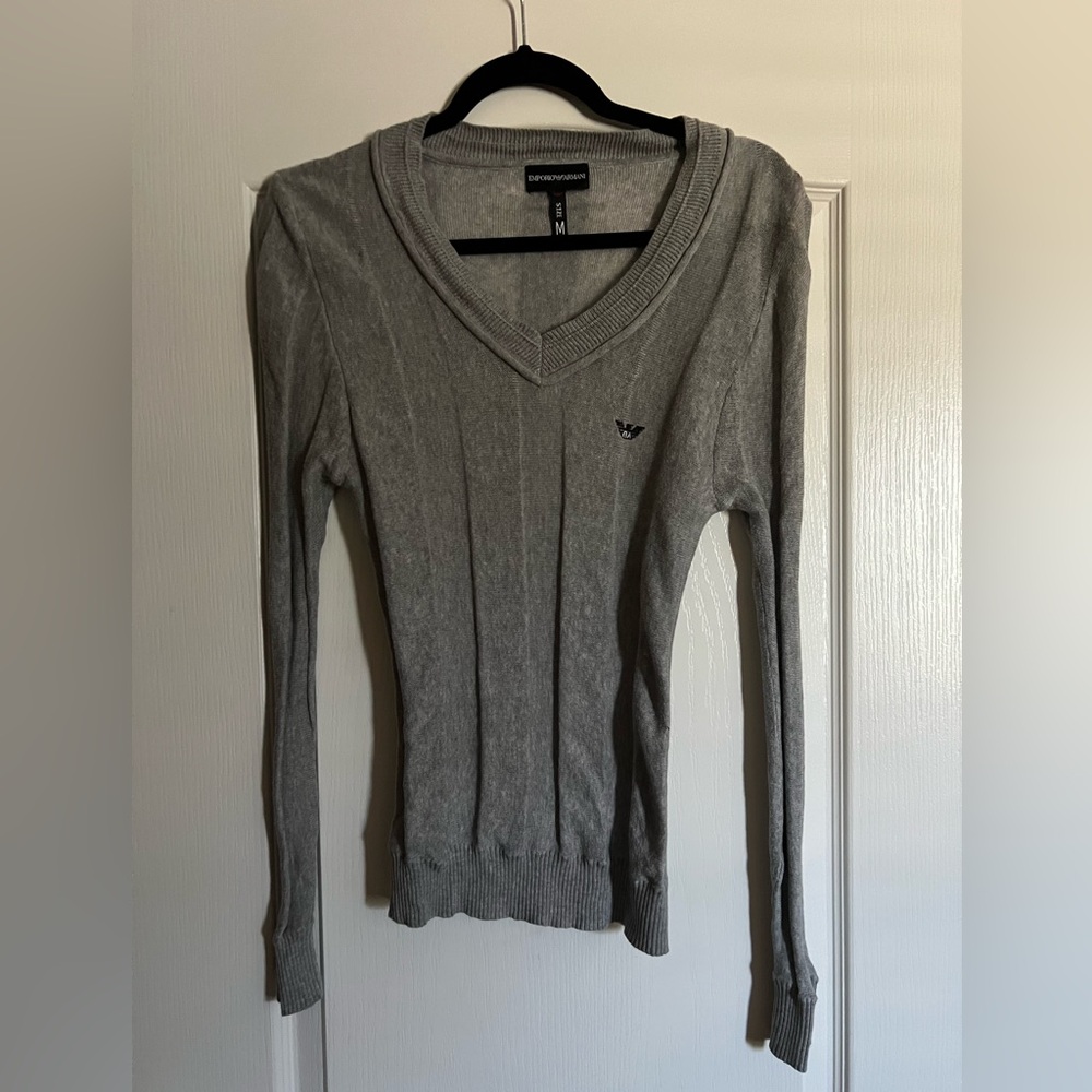 Emporio Armani Lecollezioni Light Gray Knitwear